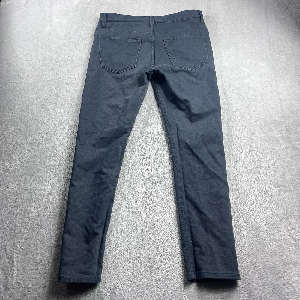 Banana Republic Pants Mens 30x28* The Traveler Chino Jeans Slim Fit‎ Gray EUC